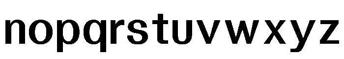 Solaris Bold Font LOWERCASE