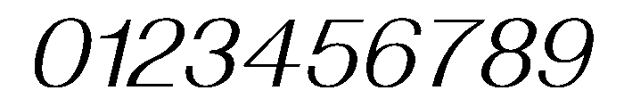 Solaris LightItalic Font OTHER CHARS