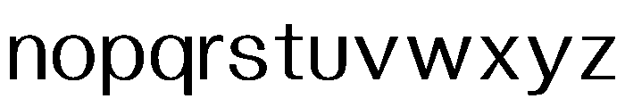Solaris Regular Font LOWERCASE