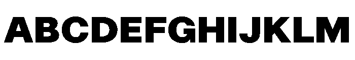 Solina Heavy Font UPPERCASE