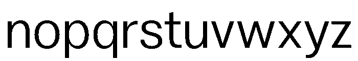 Solina Light Font LOWERCASE