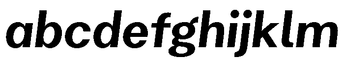 Solina SemiBoldItalic FONT