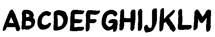SomeHand Font UPPERCASE