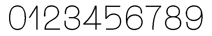 Sonar Light Font OTHER CHARS