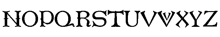 SouffletVert Hybrid106R Font UPPERCASE
