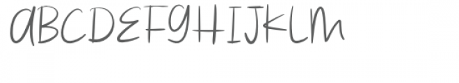 South Korea Script Font UPPERCASE