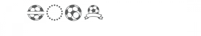 soccer frames and monograms font Font OTHER CHARS