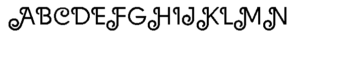 Solomon Normal Deco Font UPPERCASE