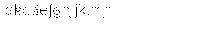 Solomon Thin Deco Font LOWERCASE