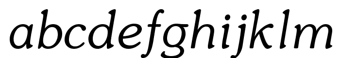SouvenirStd-LightItalic Font LOWERCASE