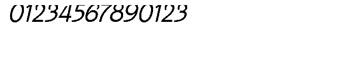 Sovba Oblique Font OTHER CHARS