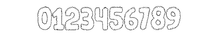 Soapy Outline Font OTHER CHARS