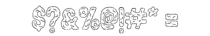 Soapy Regular Font OTHER CHARS