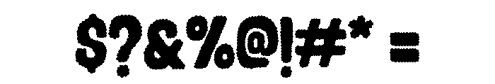 Soapy Solid Font OTHER CHARS