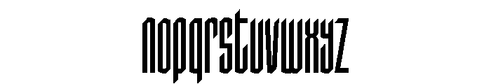 Society Half Case Angular Font UPPERCASE