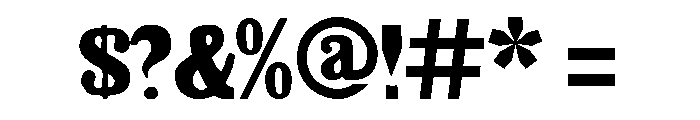 Sodom Regular Font OTHER CHARS