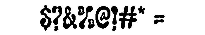 Solvent Bold Font OTHER CHARS