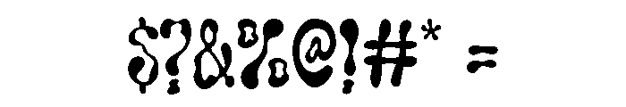 Solvent Regular Font OTHER CHARS