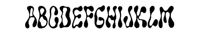 Solvent Regular Font UPPERCASE
