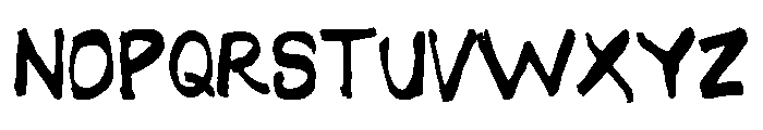 Somehand Broad Font LOWERCASE