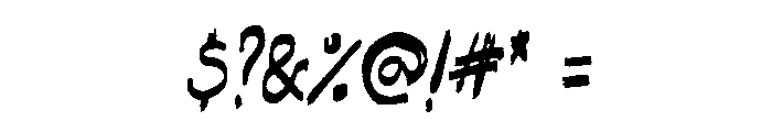 Somehand Regular And Fast Font OTHER CHARS