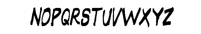 Somehand Regular And Fast Font LOWERCASE