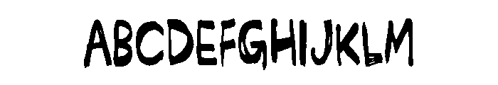 Somehand Regular Font UPPERCASE