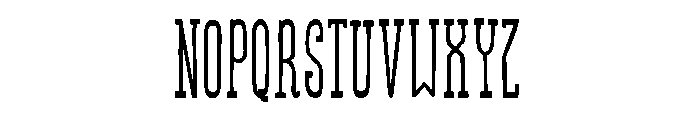 Somewhat Bold Font UPPERCASE