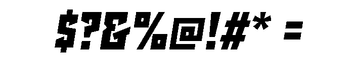 Sour Mash Bold Italic Font OTHER CHARS