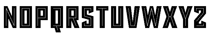 Sour Mash Inline Font LOWERCASE