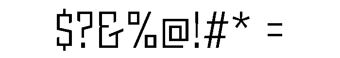 Sour Mash Light Font OTHER CHARS