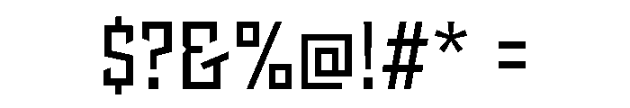 Sour Mash Regular Font OTHER CHARS