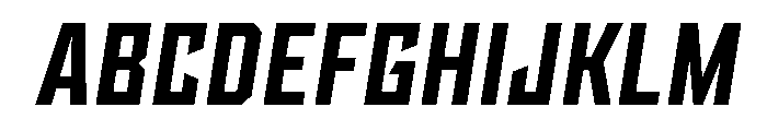 Sour Mash Semi Bold Italic Font UPPERCASE