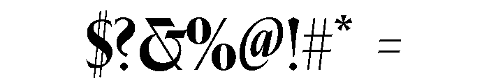 Spalla Black Font OTHER CHARS