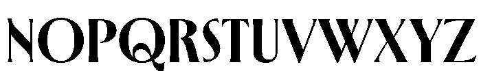 Spalla Black Font UPPERCASE