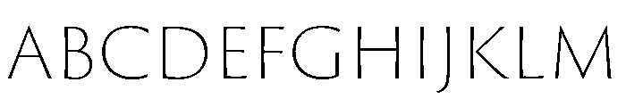 Spalla Extra Light FONT