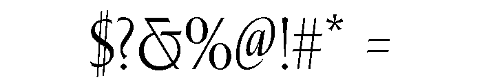 Spalla Regular Font OTHER CHARS