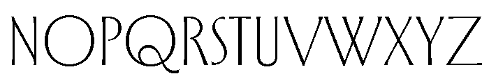 Spalla Thin Font UPPERCASE