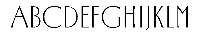Spalla Thin FONT