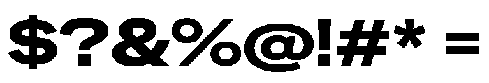 Special Gothic Expanded Bold Font OTHER CHARS