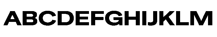 Special Gothic Expanded Bold Font UPPERCASE