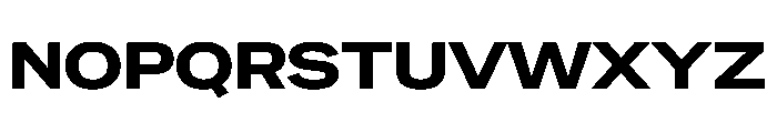Special Gothic Expanded Bold Font UPPERCASE