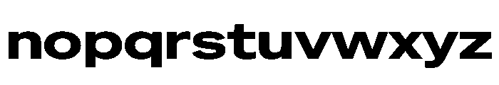 Special Gothic Expanded Bold Font LOWERCASE