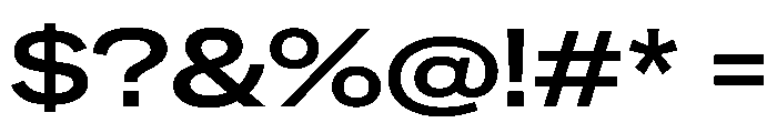 Special Gothic Expanded Medium Font OTHER CHARS