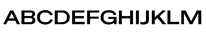 Special Gothic Expanded Medium Font UPPERCASE