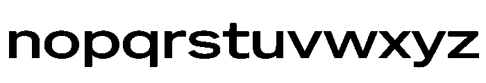 Special Gothic Expanded Medium Font LOWERCASE