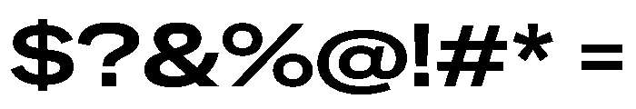 Special Gothic Expanded SemiBold Font OTHER CHARS