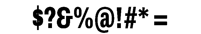 Special Gothic Extra Bold Font OTHER CHARS