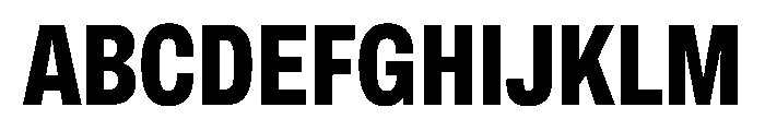 Special Gothic Extra Bold Font UPPERCASE