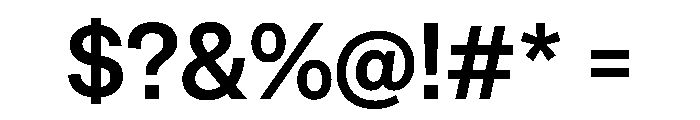 Special Gothic Medium Font OTHER CHARS